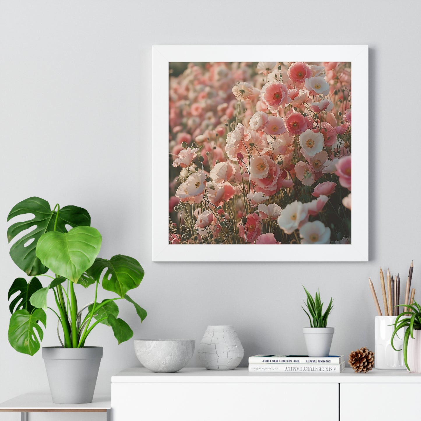 Pink Perfection Framed Vertical Poster