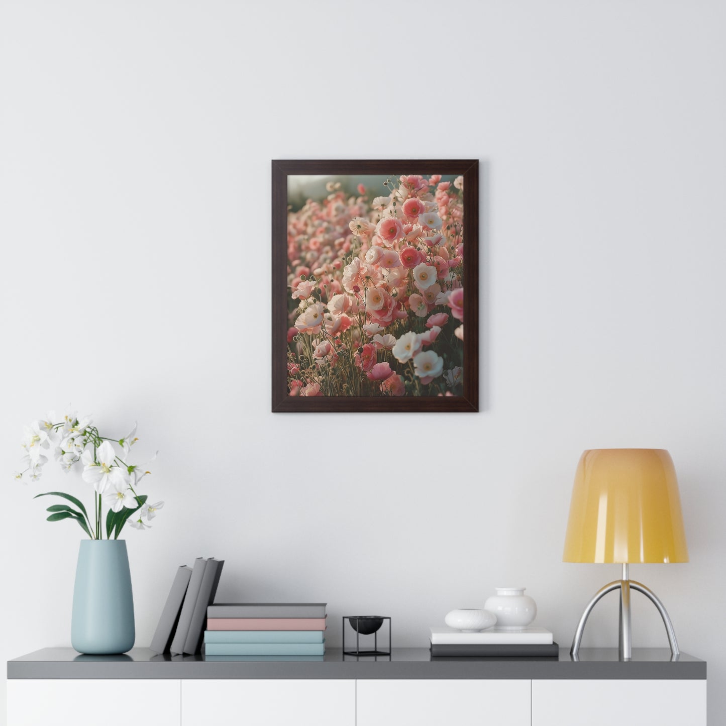 Pink Perfection Framed Vertical Poster