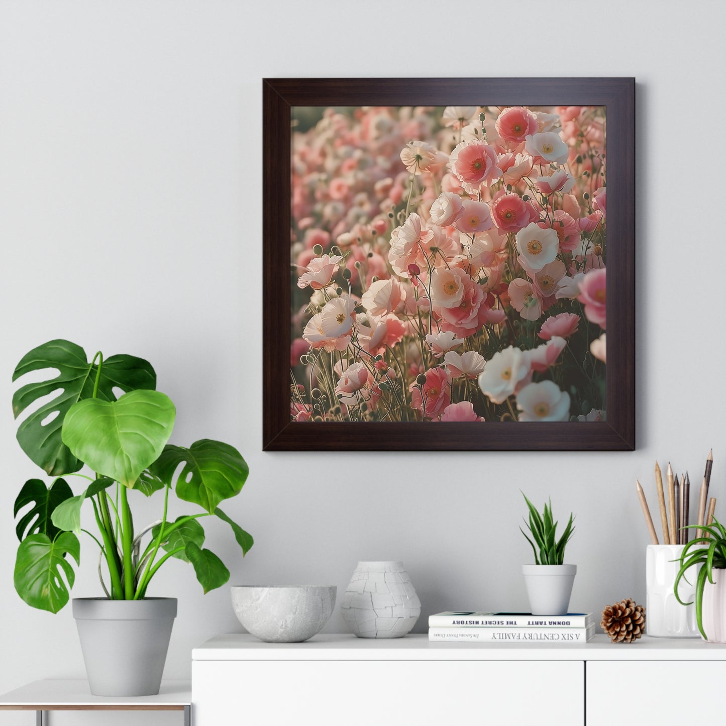 Pink Perfection Framed Vertical Poster