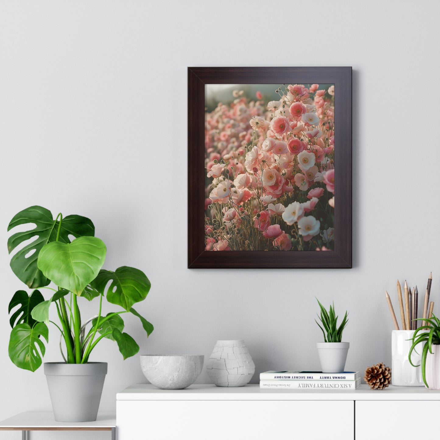 Pink Perfection Framed Vertical Poster
