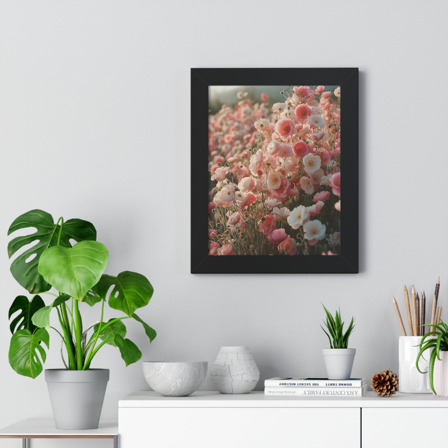 Pink Perfection Framed Vertical Poster