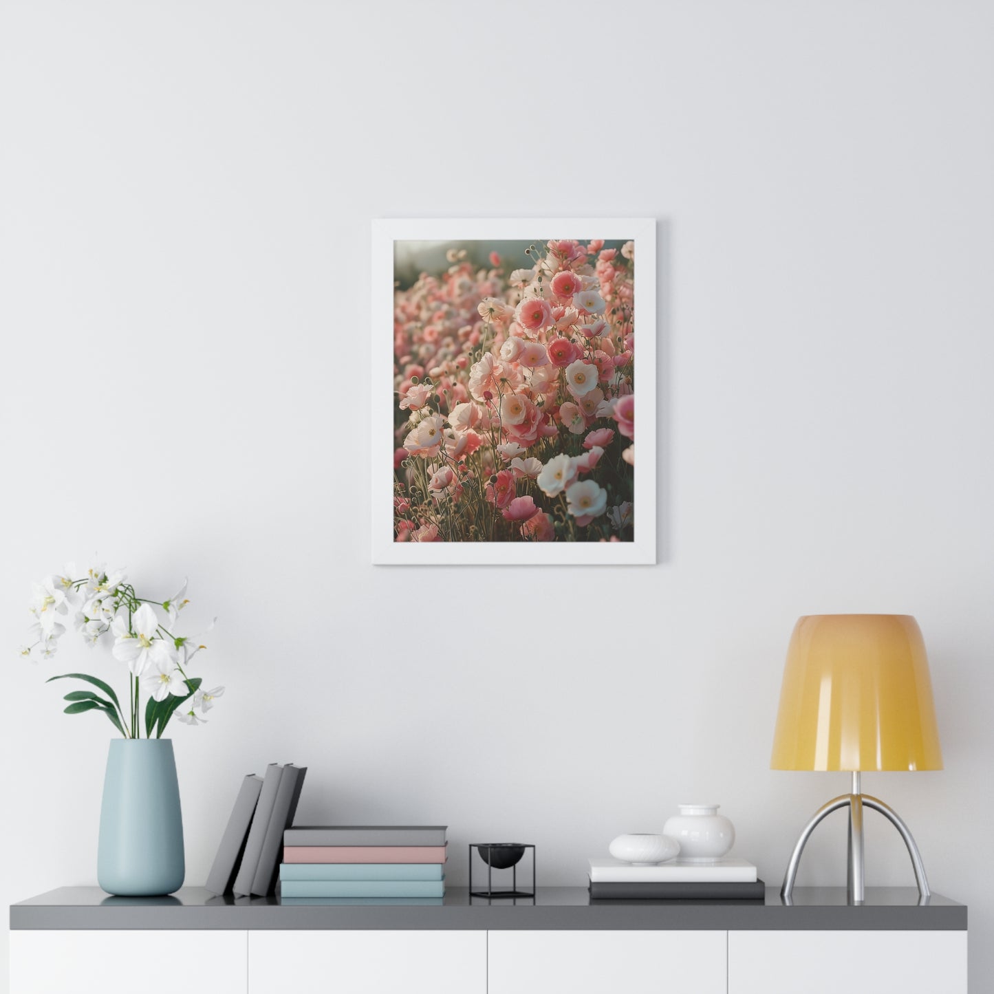 Pink Perfection Framed Vertical Poster