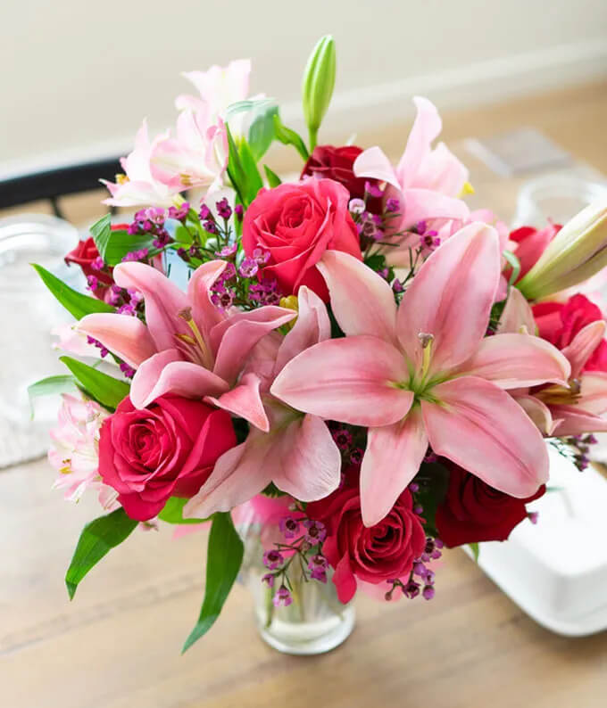 Rose and Lily Bouquet